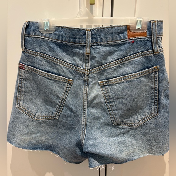 Urban outfitters size 26 A-Line denim shorts, high rise - Picture 2 of 5